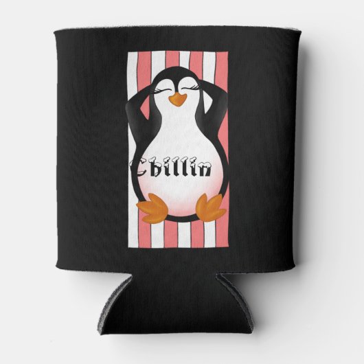 Rafraîchisseur Pour Canette Penguin Chillin (Devant)