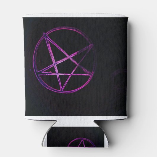 Rafraîchisseur Pour Canette pentagramme pourpre (Dos)