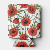 Rafraîchisseur Pour Canette Pépites, rouge et vert sur blanc (Dos)