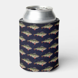 Rafraîchisseur Pour Canette Perch Fishing Blue Beer Can Holder
