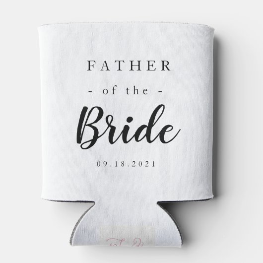 Rafraîchisseur Pour Canette Père classique de la mariée (Dos)