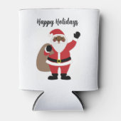 Rafraîchisseur Pour Canette Père Noël afro-américaine (Devant)