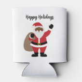 Rafraîchisseur Pour Canette Père Noël afro-américaine (Dos)