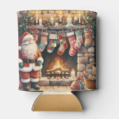 Rafraîchisseur Pour Canette Père Noël par foyer Noël Stockage (Dos)