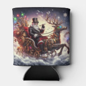 Rafraîchisseur Pour Canette Père Noël/Reindeer steampunk Noël/hiver (Dos)