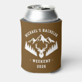 Rafraîchisseur Pour Canette Personalized Bachelor Weekend Mountain (Can Dos)