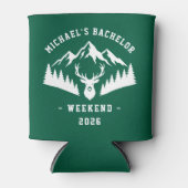 Rafraîchisseur Pour Canette Personalized Bachelor Weekend Mountain (Devant)