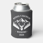 Rafraîchisseur Pour Canette Personalized Bachelor Weekend Mountain (Can Dos)