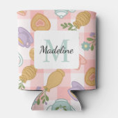 Rafraîchisseur Pour Canette Personalized Bookish Girly Tea Girl (Dos)