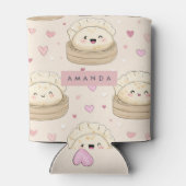 Rafraîchisseur Pour Canette Personalized Kawaii Pastel Dumpling Pattern (Dos)