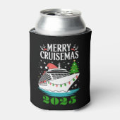 Rafraîchisseur Pour Canette Personalized Merry Cruisemas Cruise Ship Family (Can devant)