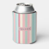 Rafraîchisseur Pour Canette Personalized Minimalist Pastel Stripes  (Can Dos)
