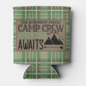 Rafraîchisseur Pour Canette PERSONALIZED NAME Cabin Camping Adventure (Devant)