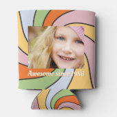 Rafraîchisseur Pour Canette Personalized Name Photo Birthday Cooler (Dos)