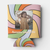 Rafraîchisseur Pour Canette Personalized Name Photo Birthday Cooler (Dos)