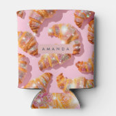 Rafraîchisseur Pour Canette Personalized Sparkle Croissant Style (Dos)