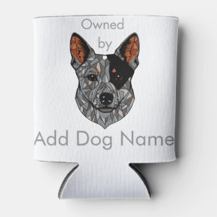 Rafraîchisseur Pour Canette Personnalisable appartenant à (Blue Heeler)