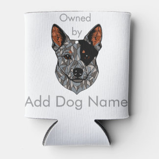 Rafraîchisseur Pour Canette Personnalisable appartenant à (Blue Heeler)