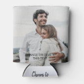 Rafraîchisseur Pour Canette Personnalisé 2 Modèle photo double face (Devant)