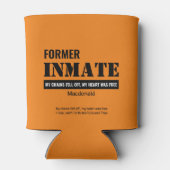 Rafraîchisseur Pour Canette Personnalisé Ancien INMATE Christian (Dos)