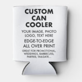 Rafraîchisseur Pour Canette Personnalisé Can Cooler Manche Blanc (Devant)