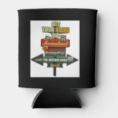 RAFRAÎCHISSEUR  POUR CANETTE PERSONNALISÉ "CAN COOLER" ***ROUTE 66*** (Devant)