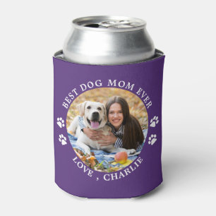 Rafraîchisseur Pour Canette Personnalisé Cute Pet Photo Empreintes de pattes 