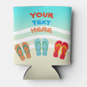 Rafraîchisseur Pour Canette Personnalisé du beach party (Devant)