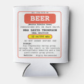 Rafraîchisseur Pour Canette Personnalisé Funny peut refroidir (Devant)