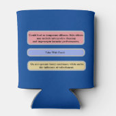 Rafraîchisseur Pour Canette Personnalisé Funny peut refroidir (Dos)