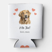Rafraîchisseur Pour Canette Personnalisé Golden Retriever Pet Mariage Can Cool (Devant)