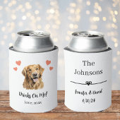 Rafraîchisseur Pour Canette Personnalisé Golden Retriever Pet Mariage Can Cool