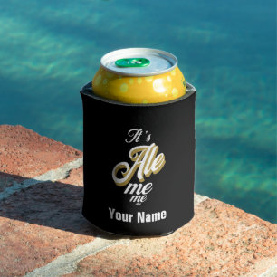 Rafraîchisseur Pour Canette Personnalisé Nom C'est un Ale me me Beer Bottle Gl