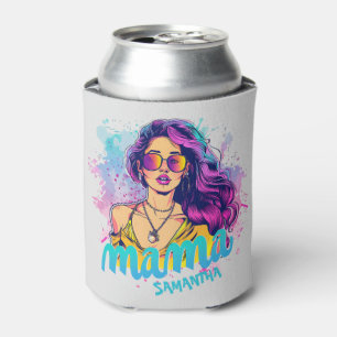 Rafraîchisseur Pour Canette Personnalisé Retro Mama Pop Art (15)