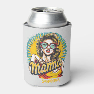 Rafraîchisseur Pour Canette Personnalisé Retro Mama Pop Art (17)