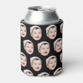 Rafraîchisseur Pour Canette Personnalisé Visage Anniversaire Favoris Bachelore (Can devant)