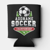 Rafraîchisseur Pour Canette Personnaliser Football AJOUTER TEXTE Varsity Team  (Dos)