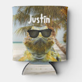 Rafraîchisseur Pour Canette Personnaliser le plaisir de la plage d'été (Devant)