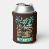 Rafraîchisseur Pour Canette Personnaliser Retro Elephant Tiki Bar (Can Dos)