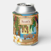 Rafraîchisseur Pour Canette Personnaliser Tiki Bar Party (Can Dos)