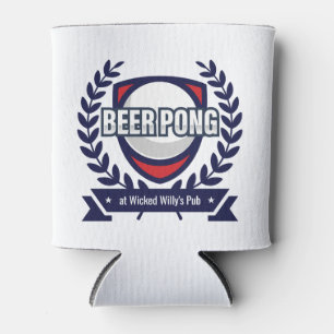 Rafraîchisseur Pour Canette Personnalisez ce logo Beer Pong