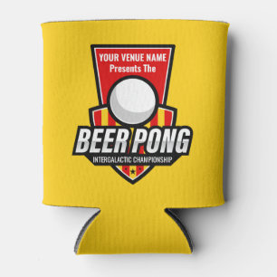 Rafraîchisseur Pour Canette Personnalisez ce logo Beer Pong