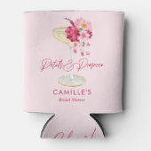 Rafraîchisseur Pour Canette Pétales et parrain marié (Devant)