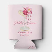 Rafraîchisseur Pour Canette Pétales et parrain marié (Dos)