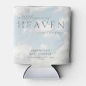 Rafraîchisseur Pour Canette Petit morceau de Baby shower du ciel simple (Devant)