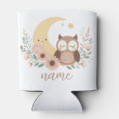 Rafraîchisseur Pour Canette Petite chouette avec lune (Dos)