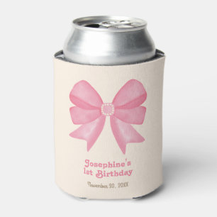 Rafraîchisseur Pour Canette Petite fille à la poitrine rose minimale Anniversa