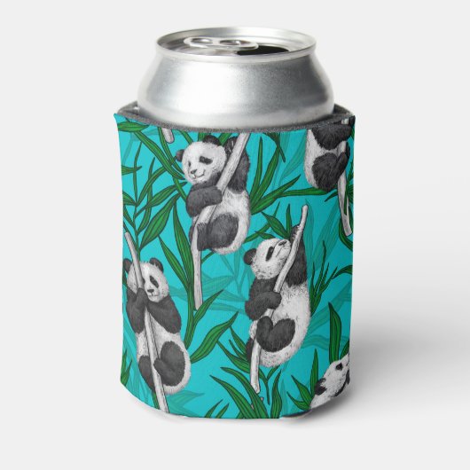 Rafraîchisseur Pour Canette Petits panda turquoise (Can Dos)
