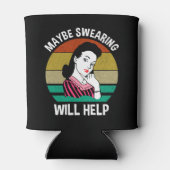 Rafraîchisseur Pour Canette Peut-être que le jurage aidera à dire sarcastique (Dos)