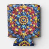 Rafraîchisseur Pour Canette Peut refroidir avec des couleurs roumaines design (Dos)